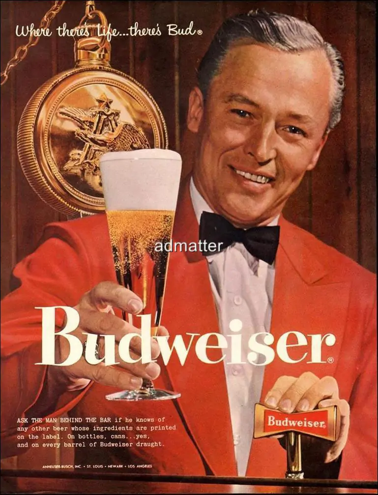 Реклама пива Budweiser